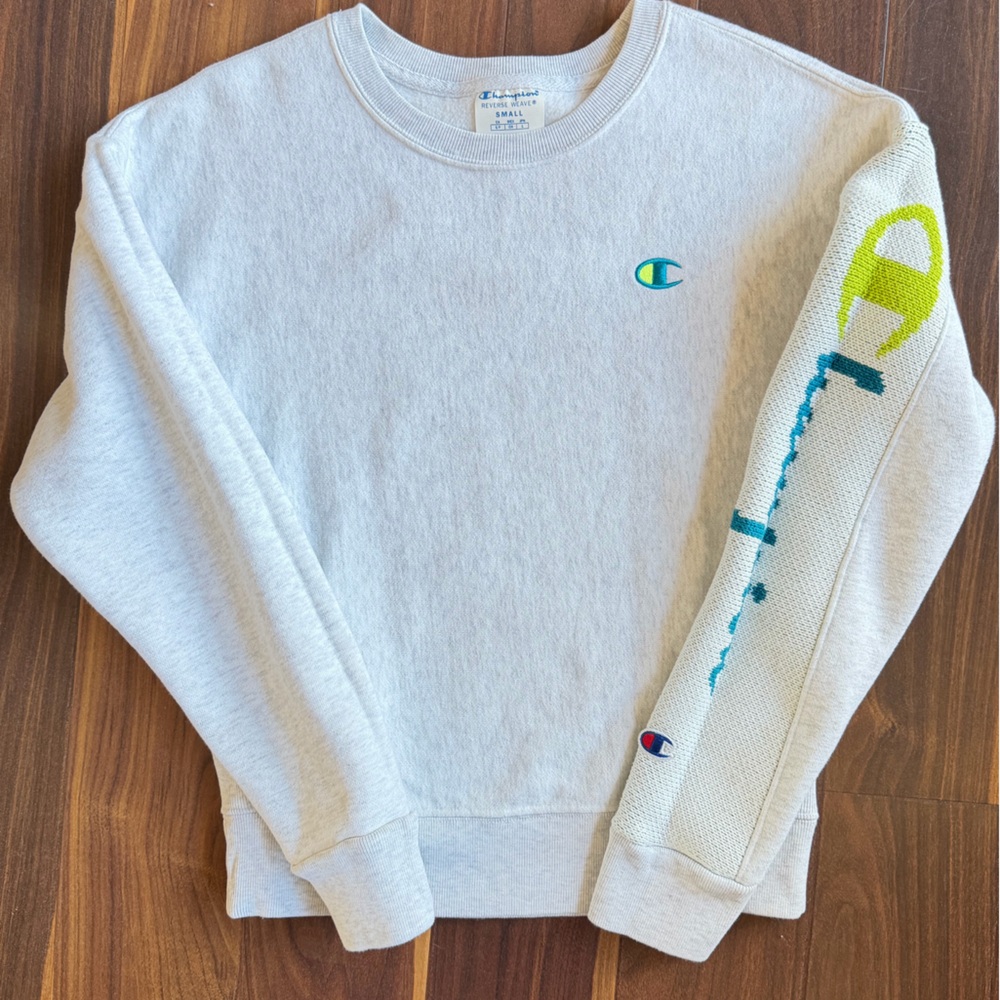 Champion Women's HeavyWeight Reverse Weave Crew Sweatshirt Pullover size Small